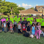 Kealakehe Warrior Hawk Walk students and adult volunteers